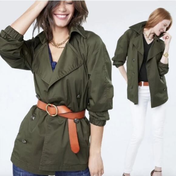 CAbi Jackets & Blazers - CAbi Expedition Jacket Double Breasted Button Coat Size M Utility Style # 5478
